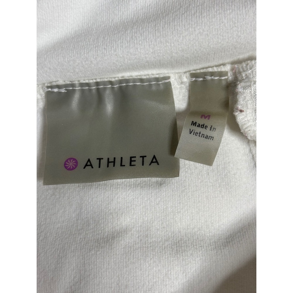 Athleta White Tennis Skirt Pleated Athletic Skort Size Medium - Picture 7 of 10